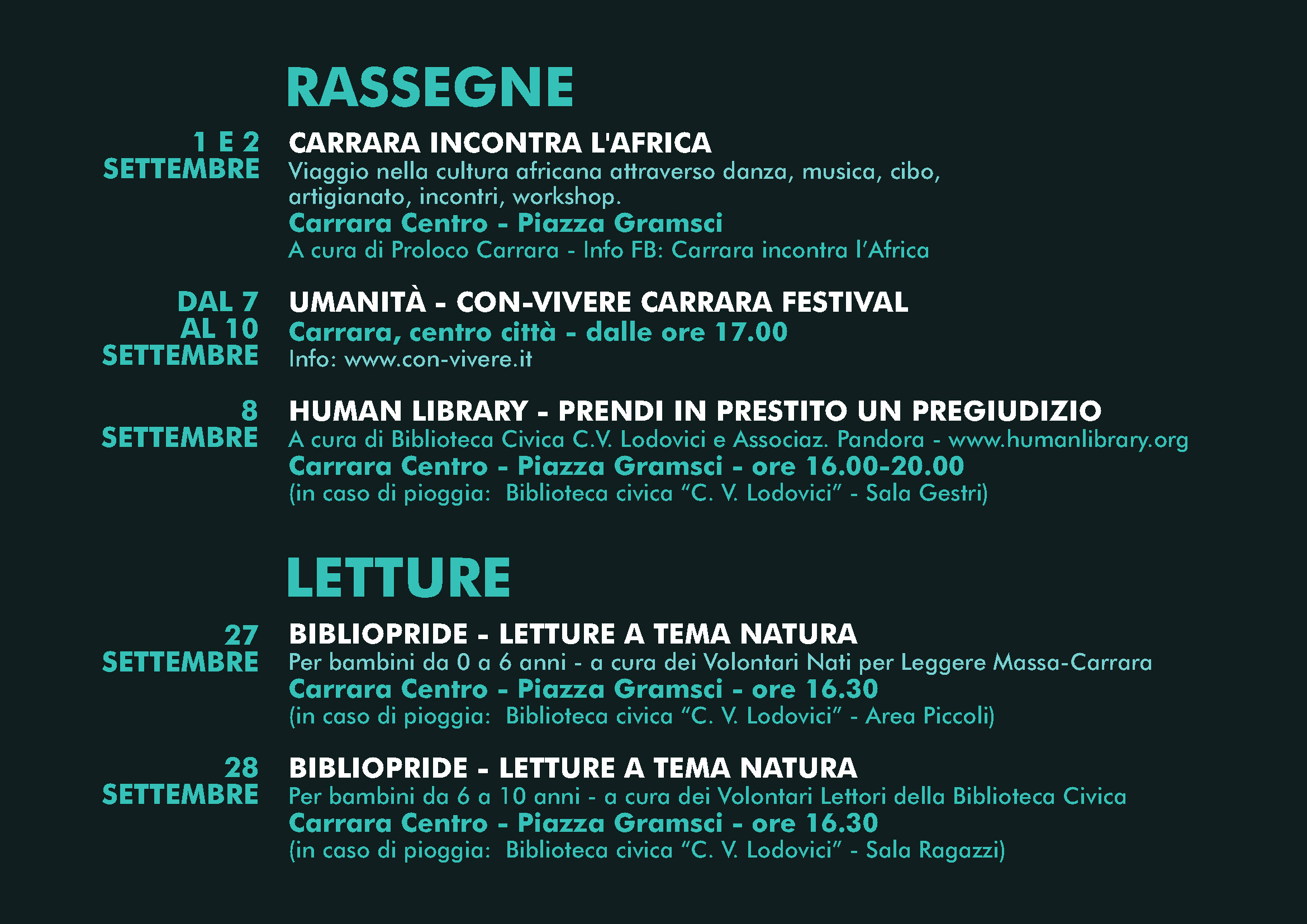 Brochure agosto in 2